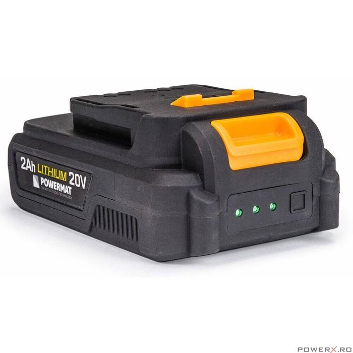 Pistol de impact, 1/2 350 Nm, acumulator 20V 2Ah, Powermat