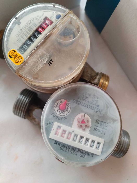 Водомери  за студена вода  2 броя  Италиански