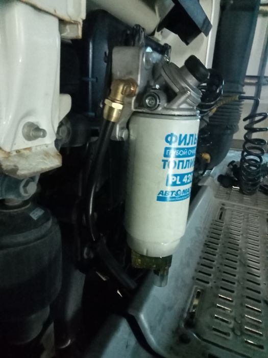 Установка фильтра даф