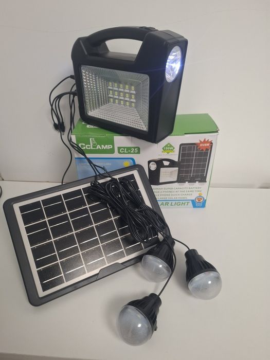 Kit solar CCLamp CL-25( sursa pana curent)(charge 2 USB)