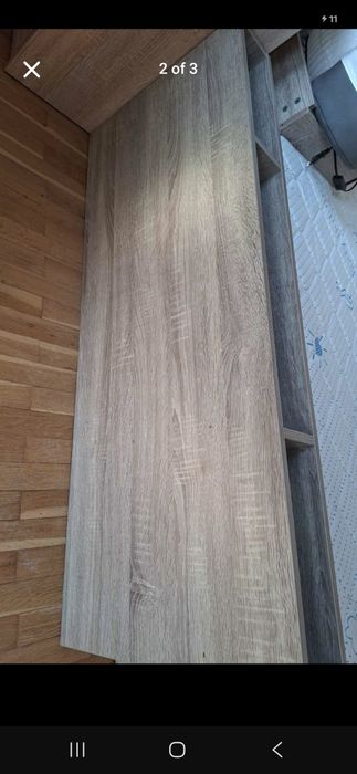 Бюро 48x 120 цвят светъл дъб/черно