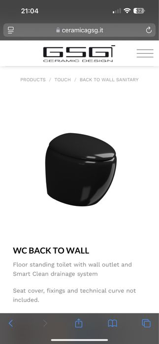 Италианска керамика , мивка, бъде, тоалетна чиния GSG