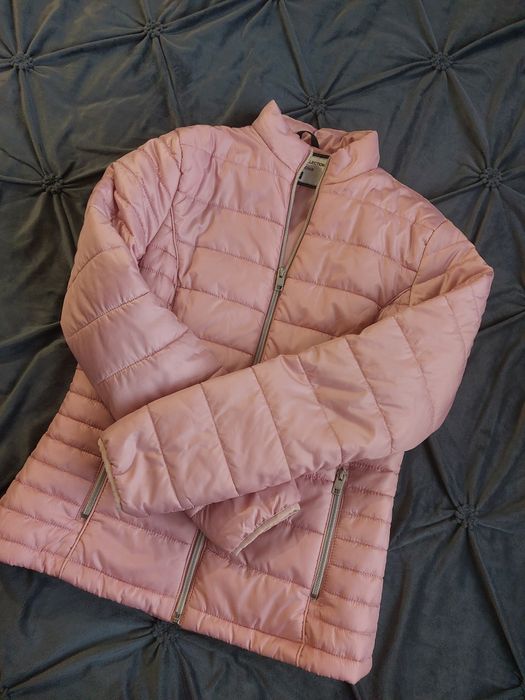 Geacă matlasată de toamnă roz pudră Terranova