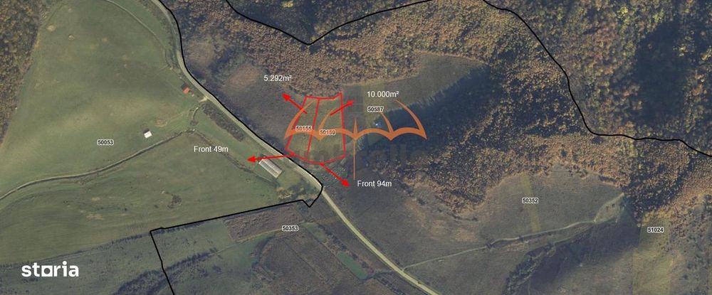 2 Terenuri de vanzare  intravilan Aschileul Mic, unul de 5.292m², unul