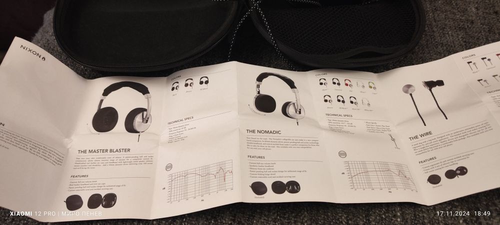 Чисто нови слушалки NIXON THE MASTER BLASTER