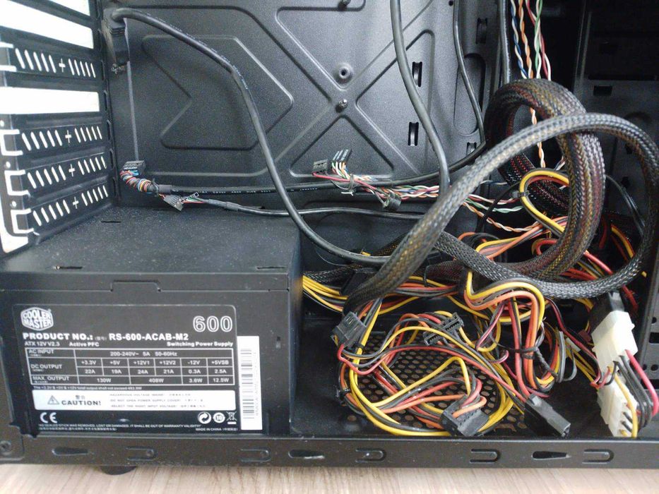 Компютърна кутия Cooler Master K350 Mid Tower с PSU RS-600-ACAB-M2