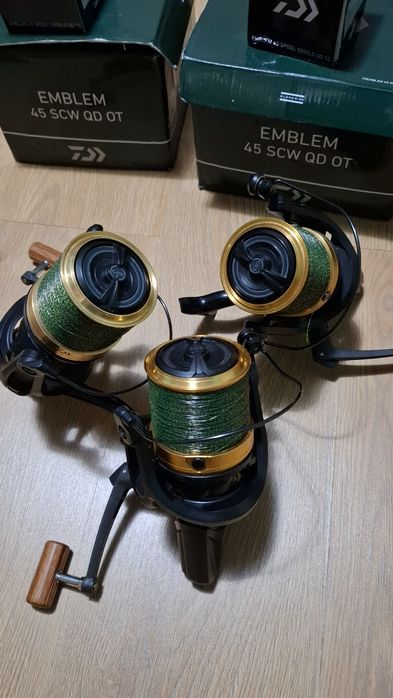 3 mulinete daiwa emblem 45 scw qd ot