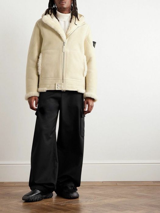 Stone Island меховой пилот 54 размер