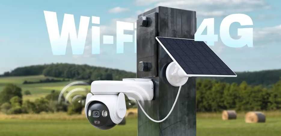 4G (SIM) камера за видеонаблюдение със соларен панел IMOU AOV PT 5MP +Гаранция