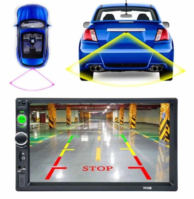 Авто мултимедия 2 DIN (7 инча) 4Х45W, USB, Bluetooth, MirrorLink, MP5 + Камера заден ход