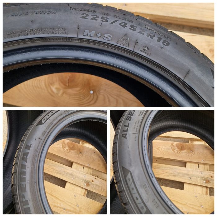 4anvelope vara-iarna(all season) 225 45 18  Imperial 2023