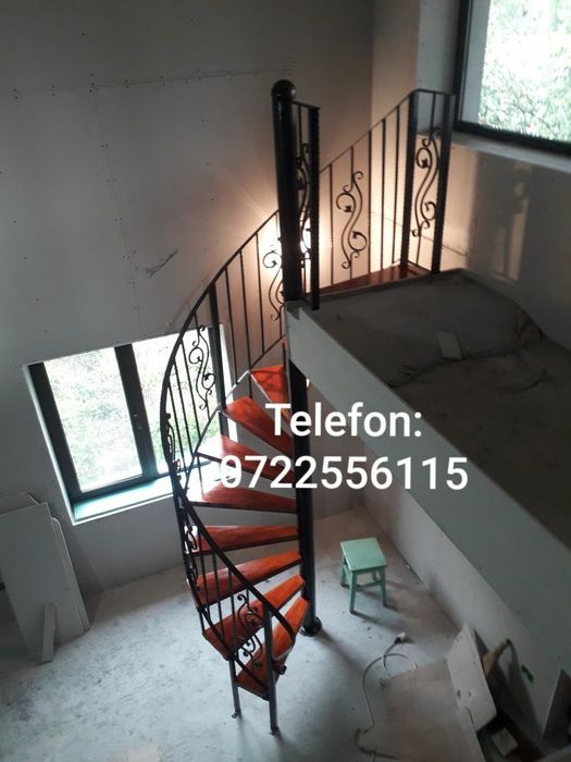 Realizăm: Scari Spirală cu trepte de lemn