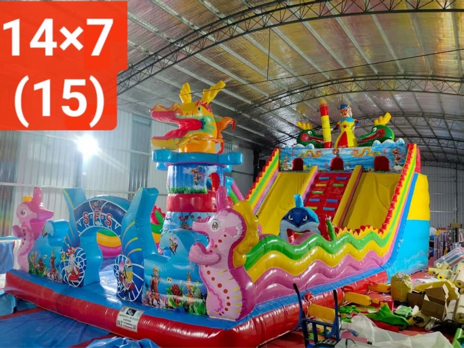 Надувной батут продам новый