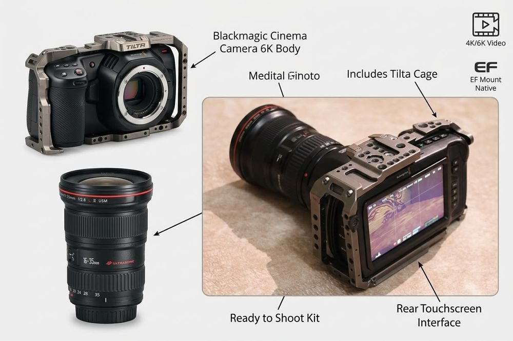 Продам Blackmagic Pocket Cinema Camera 6K (EF Mount)