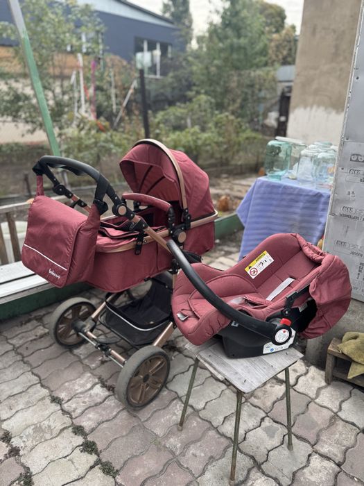 Продам коляску с автокреслом