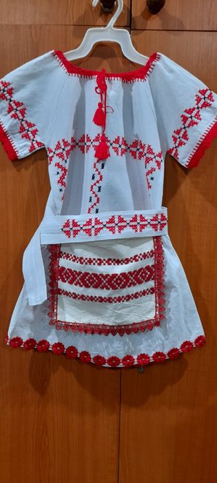 Costum popular fetite 12-18 luni