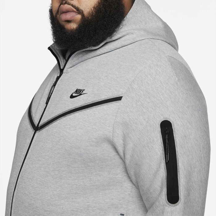 Мъжки екип nike  TCH FLC HOODIE FZ DK GREY
