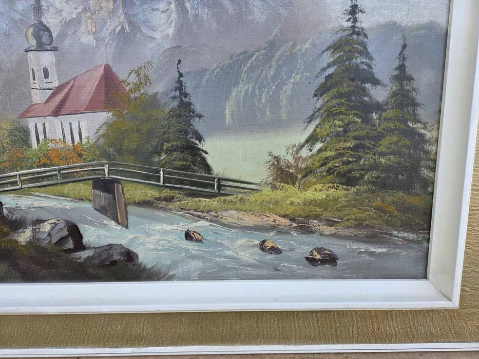 Голяма маслена картина пейзаж