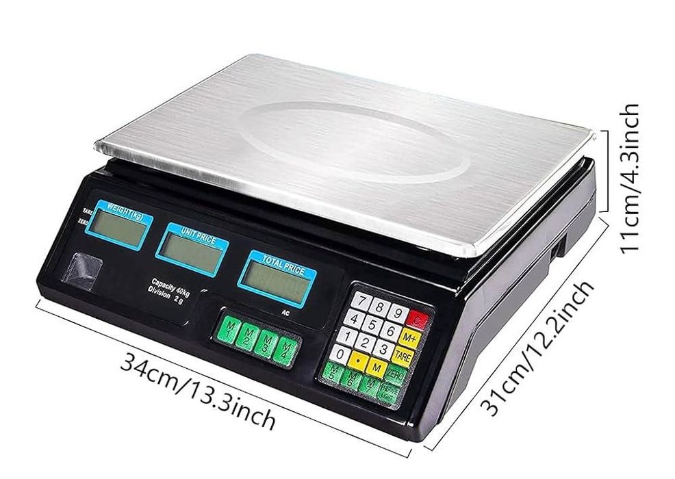 40 кг електронна везна в ново състояние