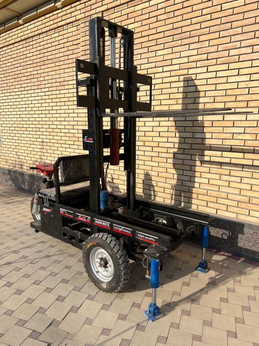 Электра вилочный трицикл подъёмный