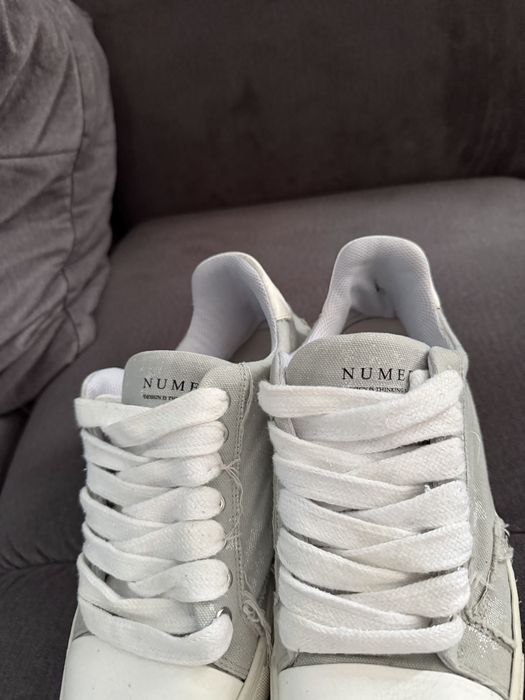Númeris Sneakers Low Top, alb/gri,
