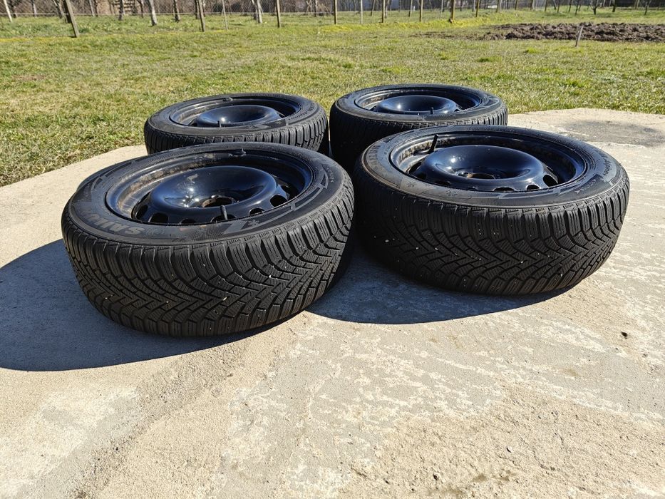 Джанти със зимни гуми 205/55 R16 за Ситроен и Пежо 4х108