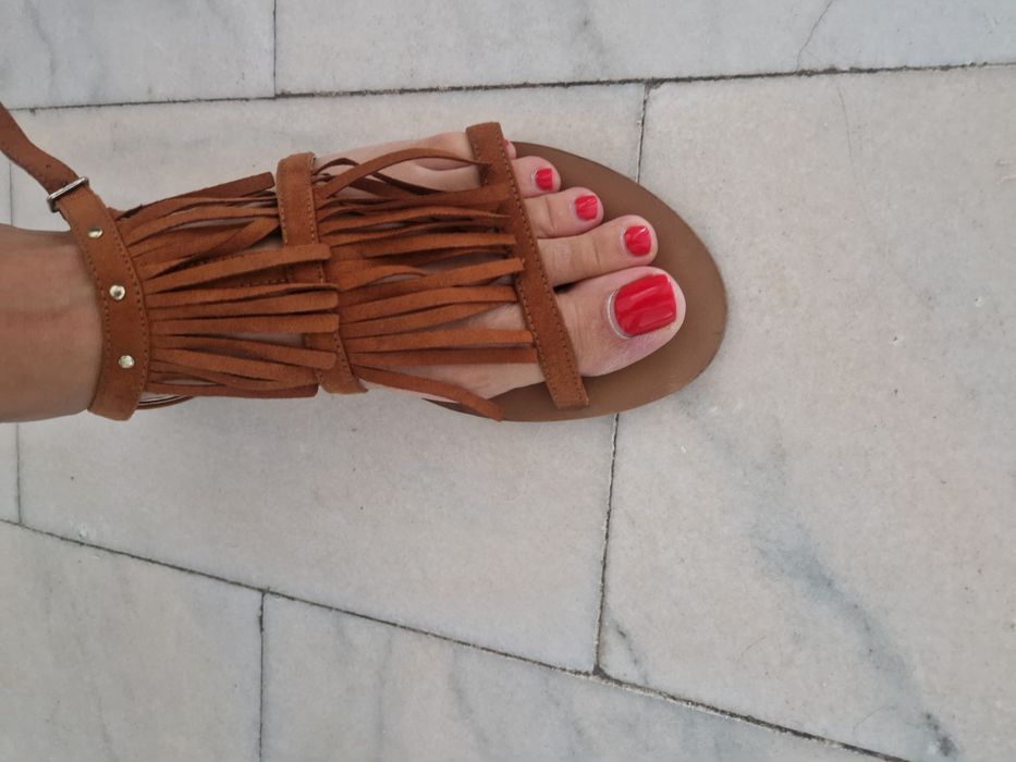 Sandale franjuri h&m