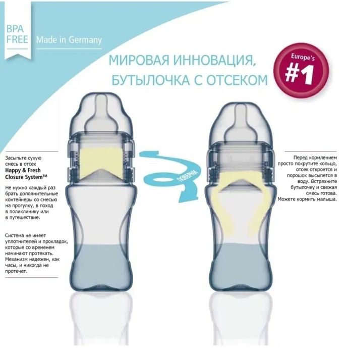 Детская бутылочка Flori
