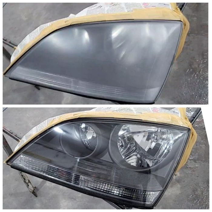Polish faruri matuite. Polis auto. Reconditionare faruri ingalbenite