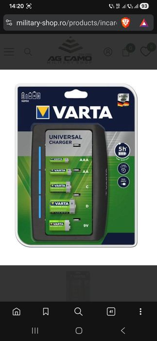 Incarcator Universal  VARTA 57648