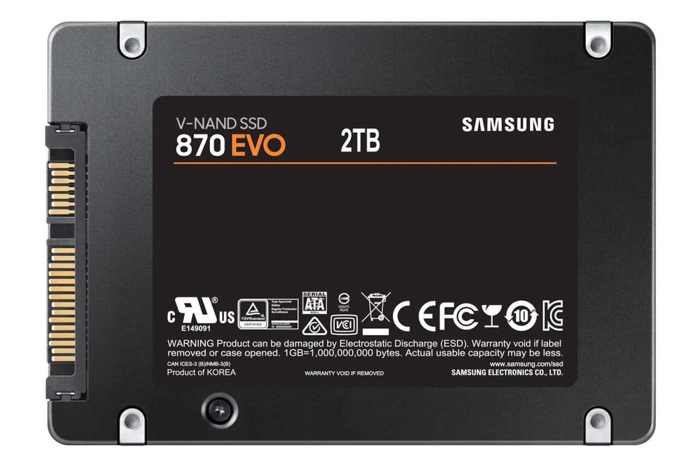 Samsung 870 EVO 2tb 2.5-Inch SATA Internal SSD! Новый запечатанный!