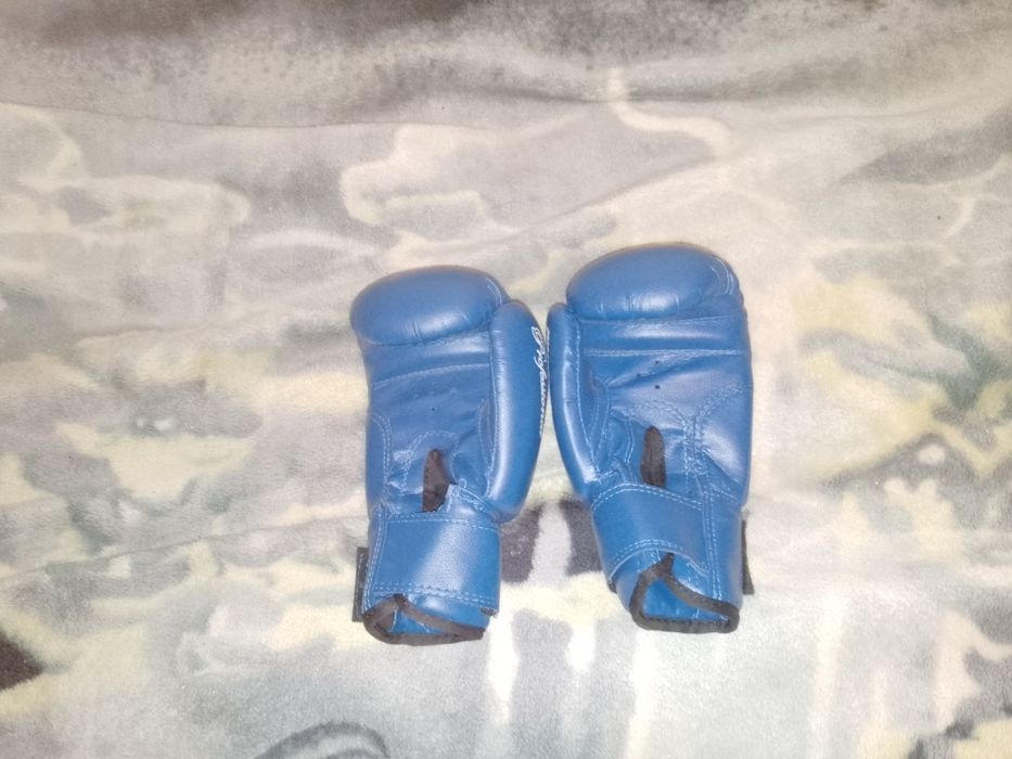 Боксерские перчатки и шлем