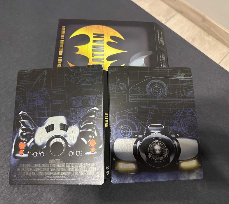 colectia BATMAN si The Dark Knight (DVD , steelbook 4k si bluray)