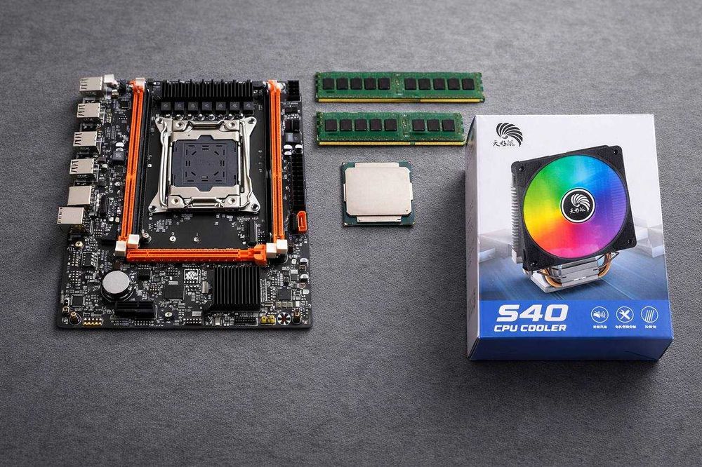 Игровые 12 ядерные комплекты x99 / 2673v3 / озу 16 гб ддр3 / Кулер