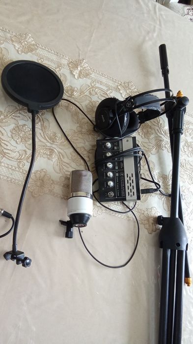 Ovoz yozish uchun komplekt tayyor