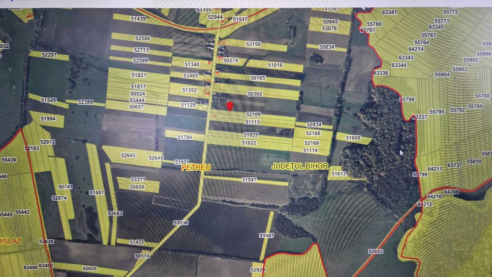 Teren intravilan ABRAMUT 7281 MP,langa Marghita,judetul Bihor