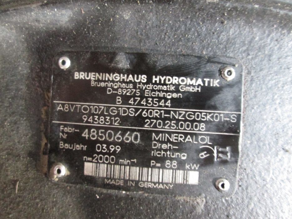 Pompa dubla Hydromatik A8VTO107LG1DS