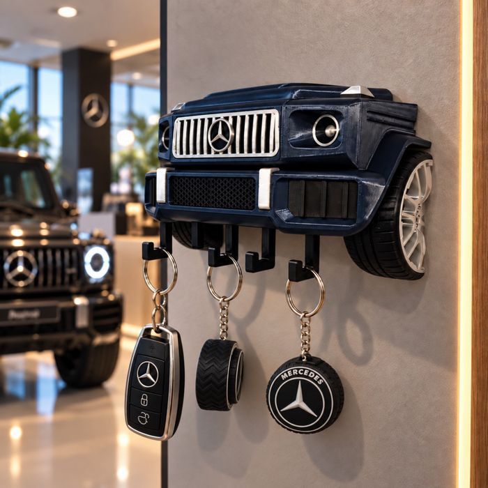 3D принтирана закачалка за ключове Mercedes G-Class
