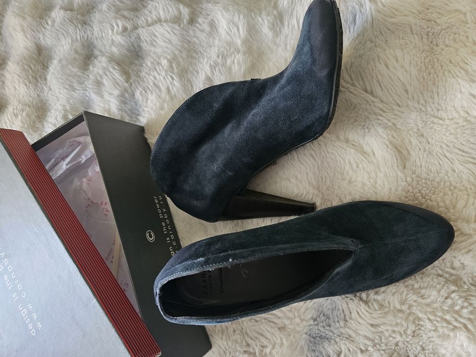 Ботильоны замшевые,CARNABY