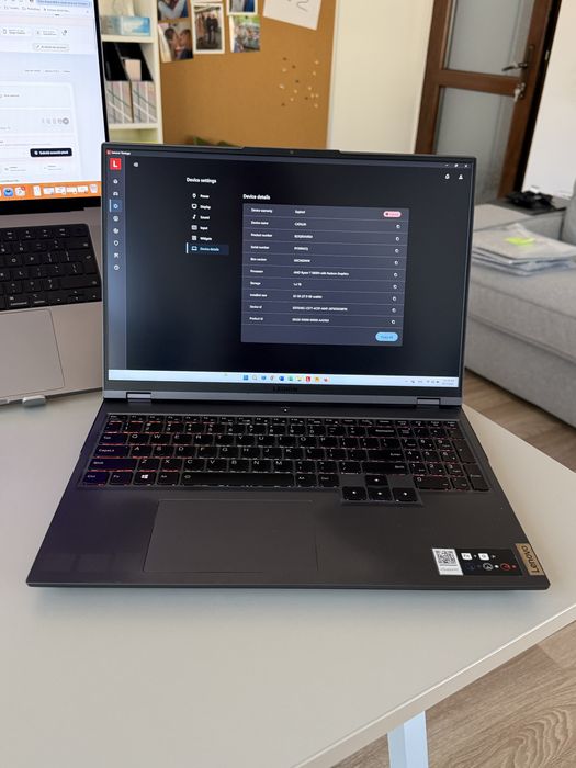 Laptop Lenovo Legion 5 Pro Ryzen 7, 32Gb, 1,5 Tb SSD