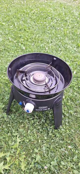 CADAC Safari Chef 2 DELUXE LP 30mbar, Gratar pe gaz pentru camping, rulote, autorulote