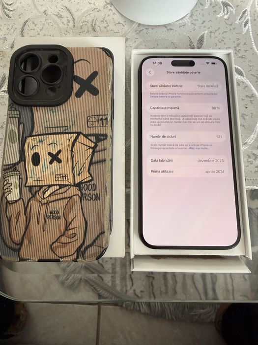 Iphone 15 pro max black