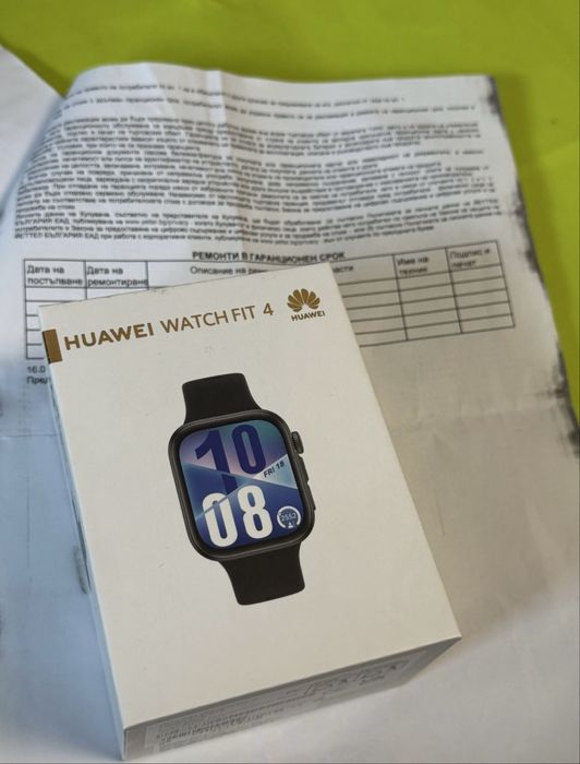 КАТО НОВ Huawei Watch Fit 4 Yettel Гаранция 2027 Black