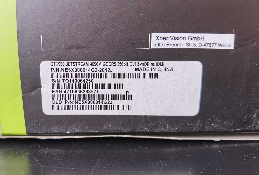 Placa video Palit GeForce GTX 980 4GB GDDR5 256-bit DVI 3-mDP mHDMI