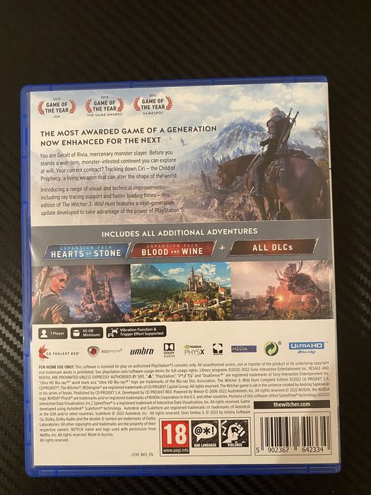Игры PS4 PS5 RDR2 Ведьмак 3