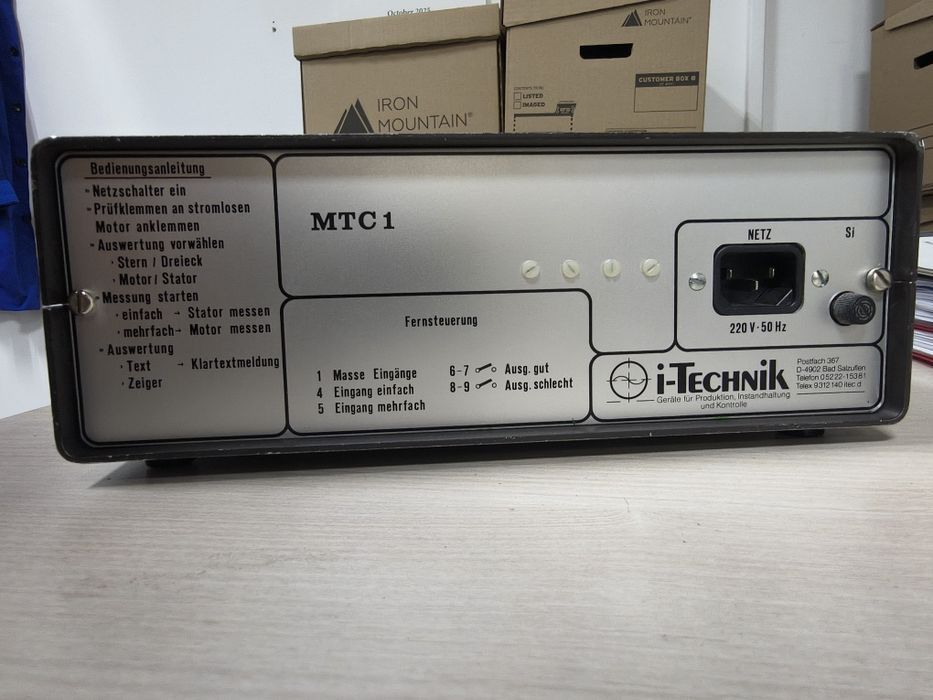 Tester motoare electrice trifazate i-Technik MTC1 – Funcțional, cu cutie originală