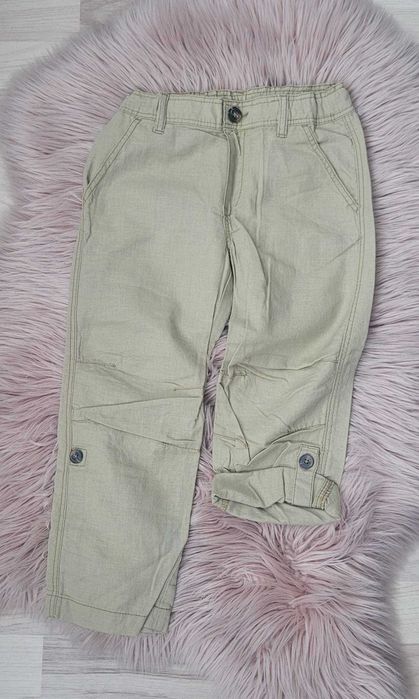 Pantaloni din amestec de in