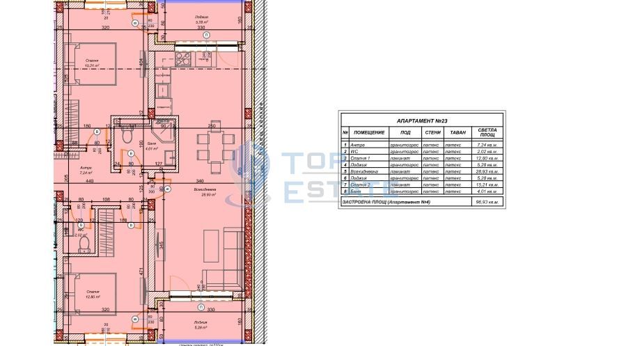 Продава се Тристаен апартамент в Велико Търново, Бузлуджа - 97 кв.м за 1230 €/кв.м - Снимка #2