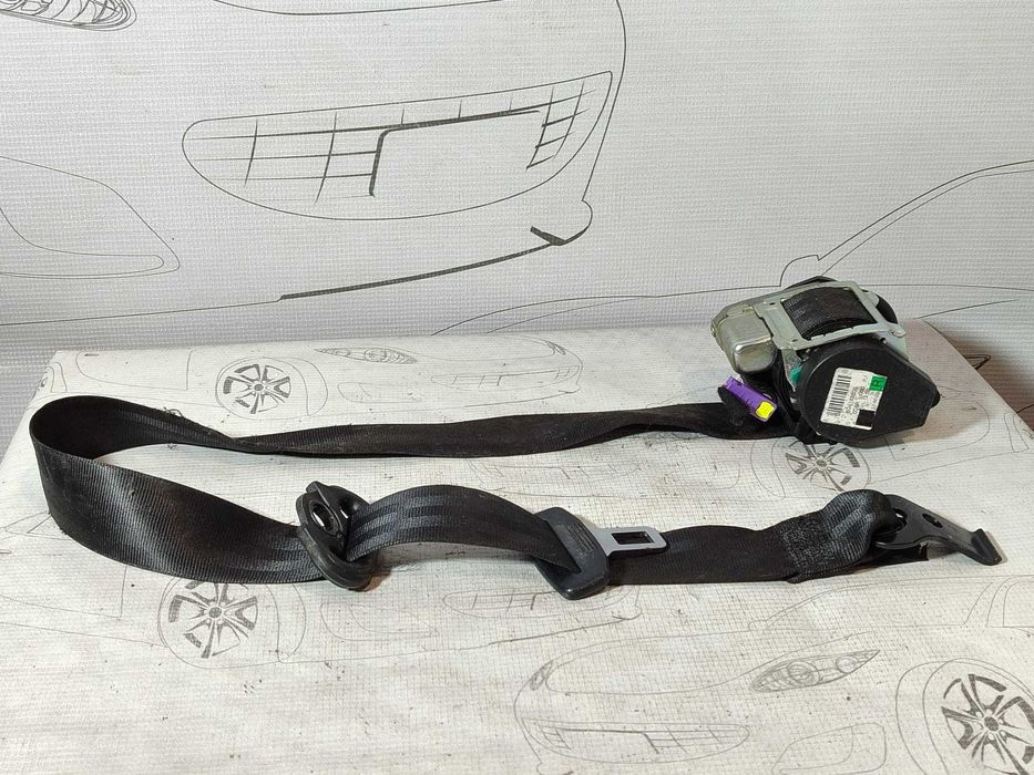 Centură de siguranță față dreapta Audi A3 S3 8P 2003-2012 2009 1.4 TFSI Cod OEM: 8P4857706D (5D3)
