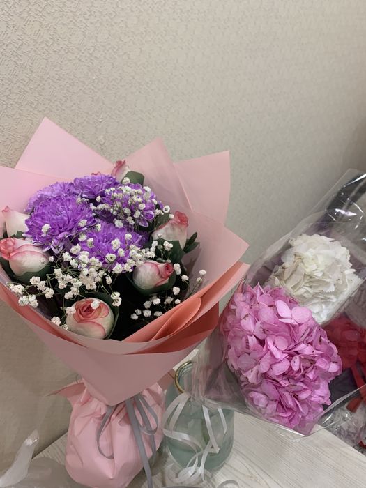 Букет цветов вчерашние